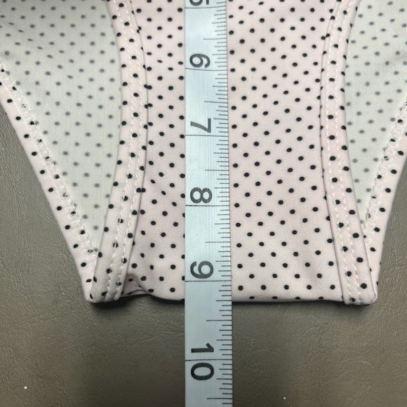 NWOT One Size Orange And Black Striped Bikini - Picture 6 of 7